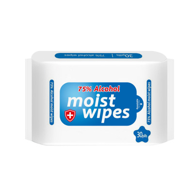 75% Alcohol Wipes Medical Hand Antibacterial Wet Wipes / Disinfectant Wipes