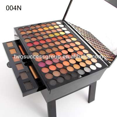 180 colors matte nude shimmer eyeshadow palette makeup set with brush mirror Shrink professional Cosmetic case