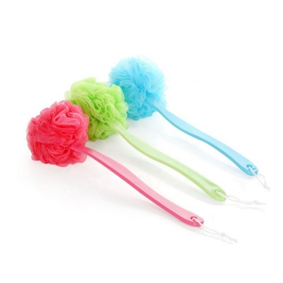 Fashion Style Plastic  Back  Bath Brush  long handle Shower Brush